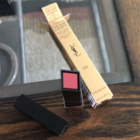 ysl slim glow matte restricted pink|ysl matte glow.